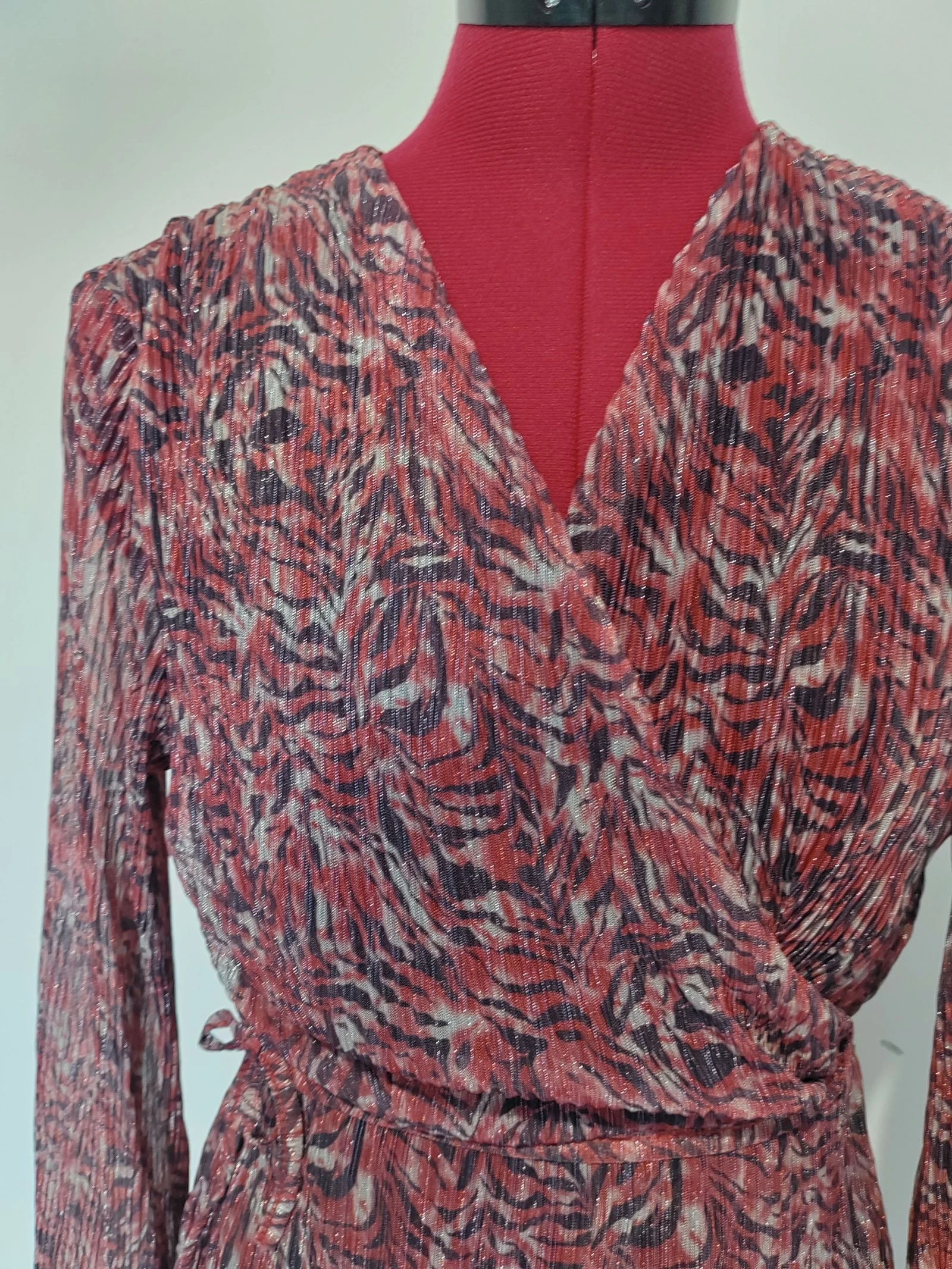 Vestido fluido em voile – photo 2